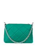 Bandolera de piel italiana Verde 1609-08-37