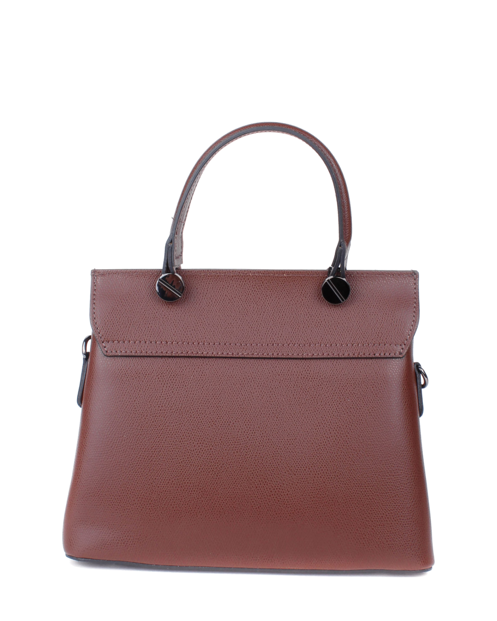Bolso de mano de piel italiana Marrón 3642-06-33