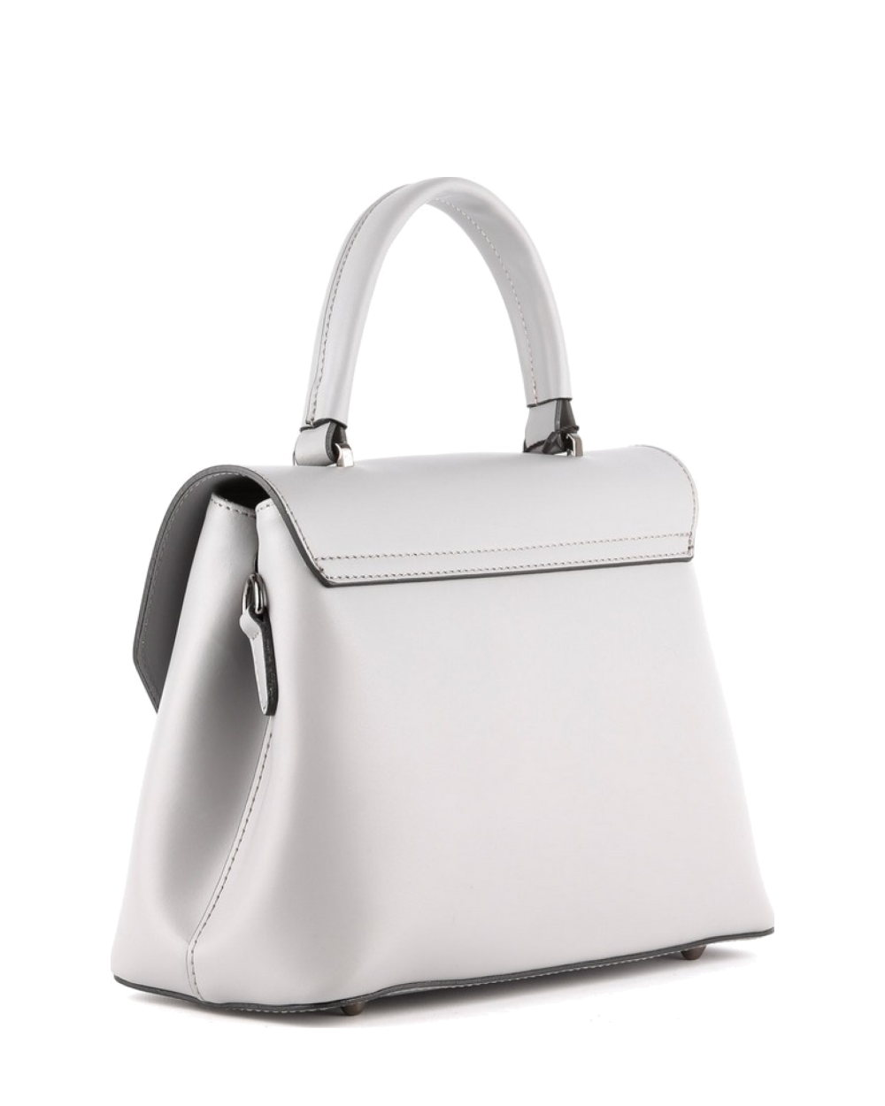 Bolso de mano de piel italiana STOCATTO Gris