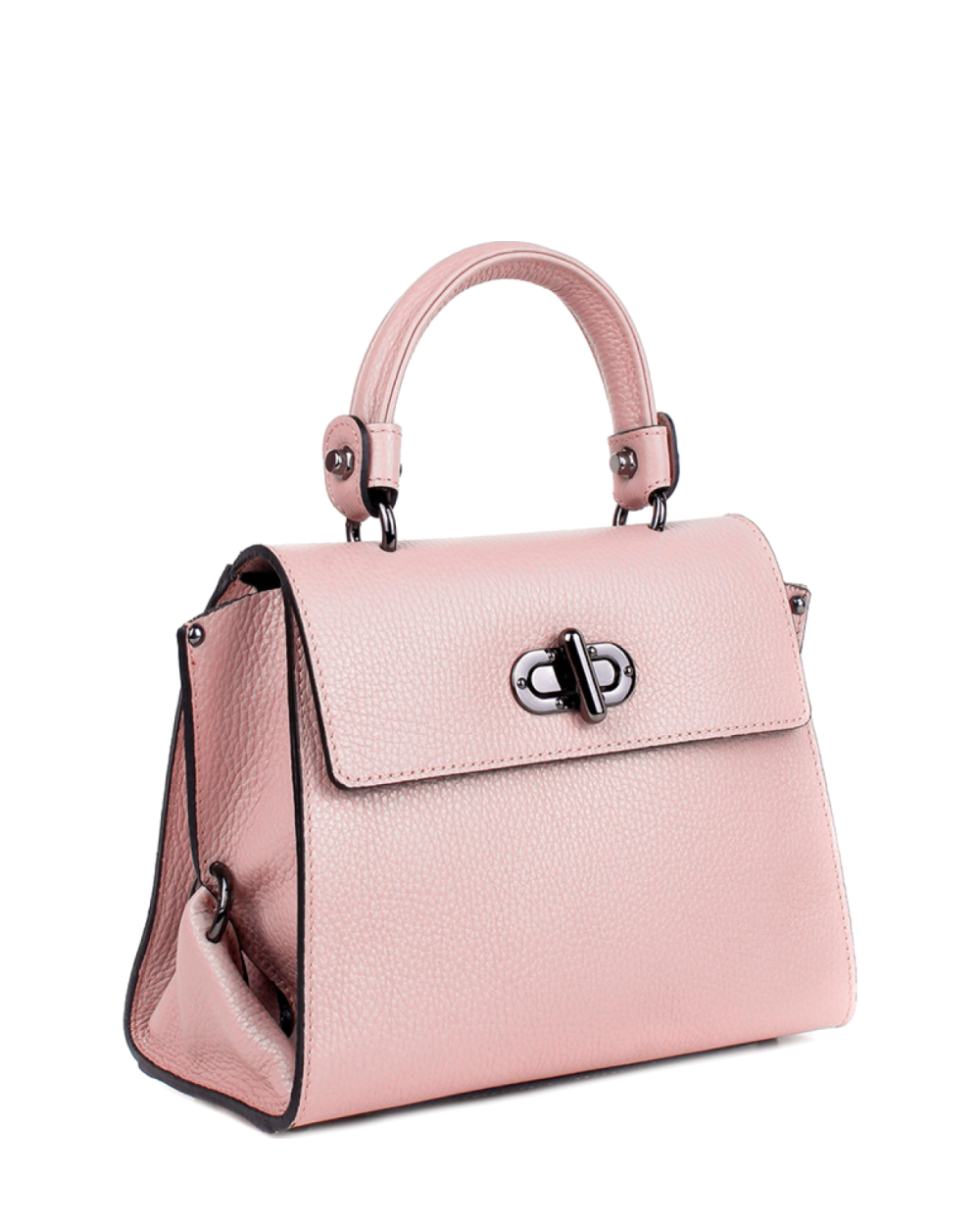 Bolso de mano de piel italiana GRAVE Beige