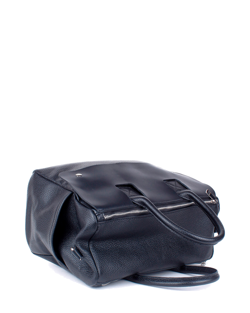 Bolso de mano de piel italiana Desireless  Negro
