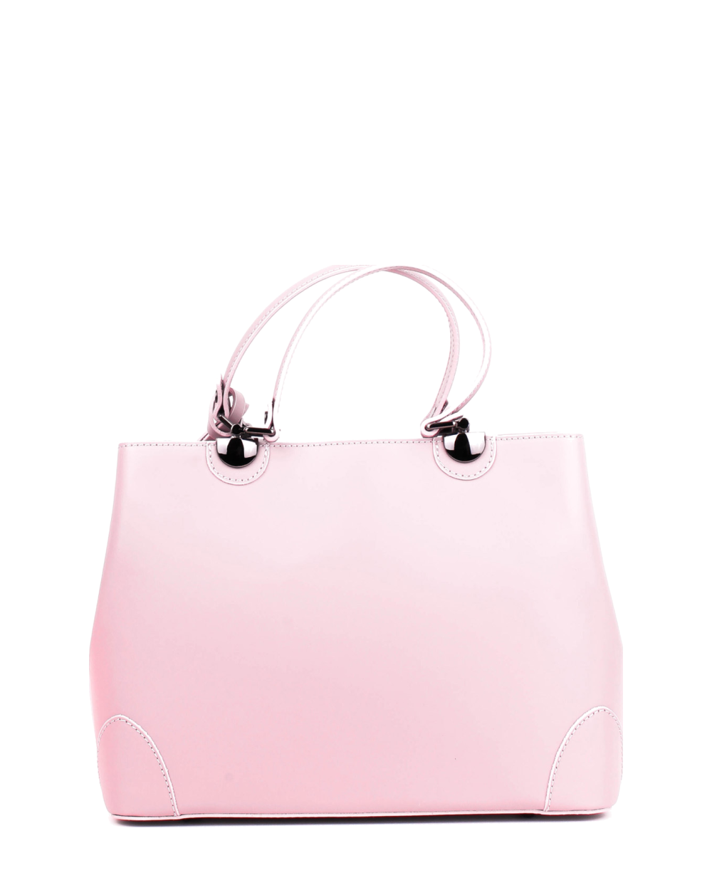 Bolso Tote de piel italiana FIORI Rosa