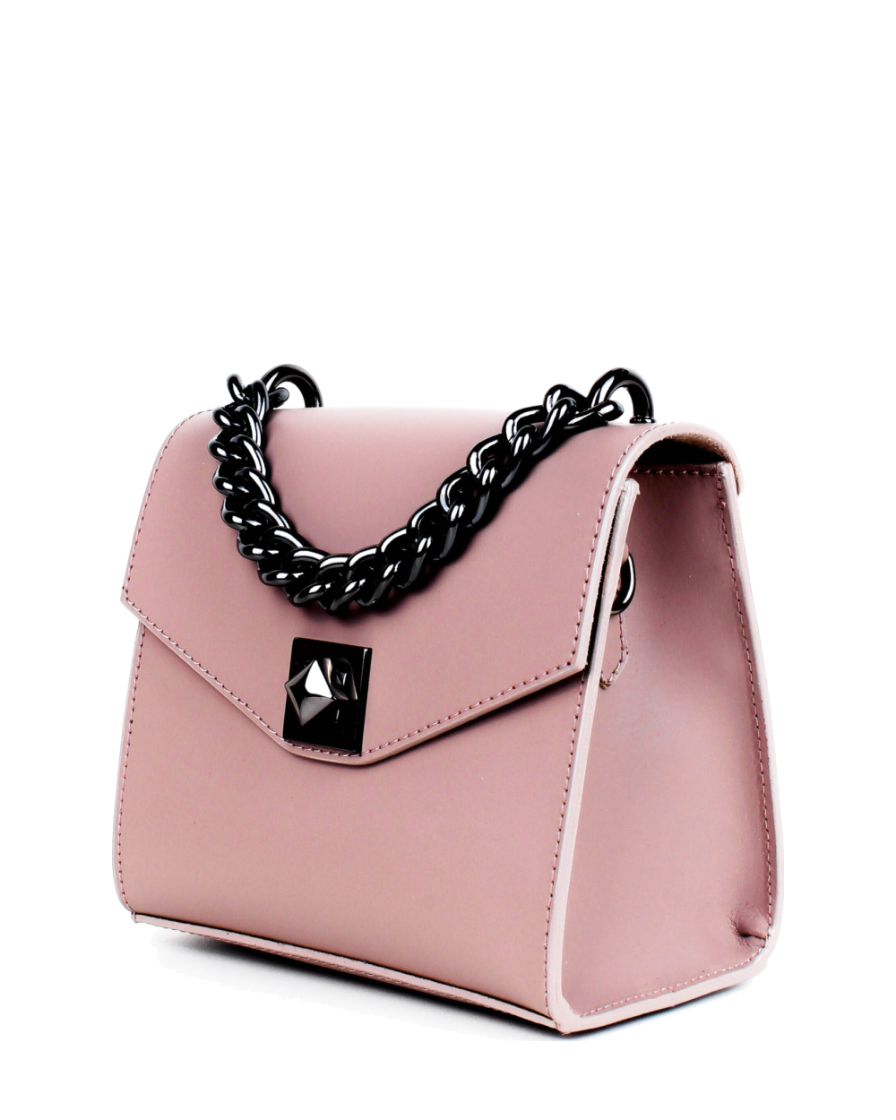 Bandolera de piel italiana Gris 5269-52-31