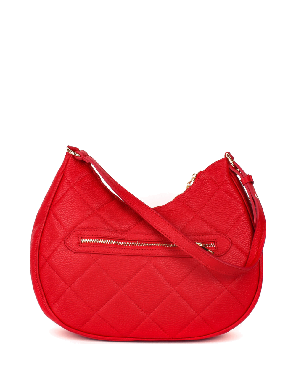 Bandolera de piel italiana Rojo 3322-13-37