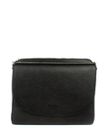 Bandolera de piel italiana Negro 1185-05-32