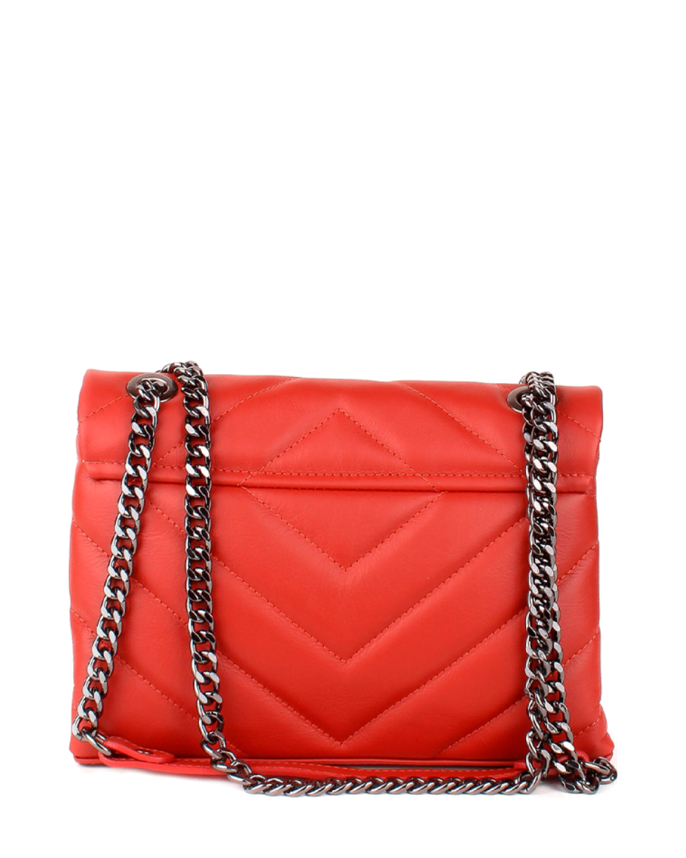 Bandolera de piel italiana Marrón 4554-122-37