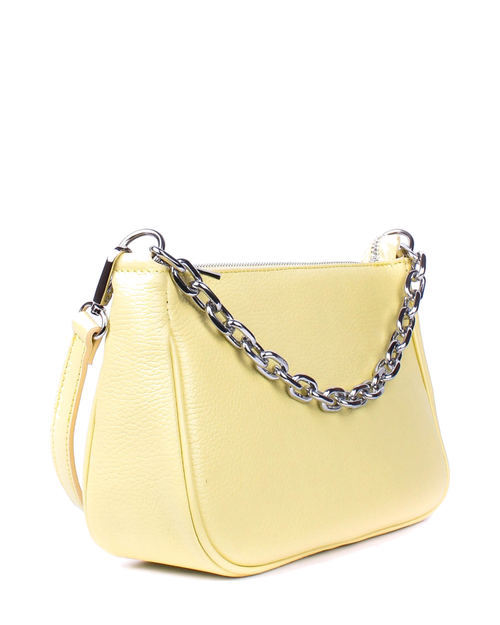 Bandolera de piel italiana Amarillo 4277-15-32