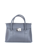 Bolso de mano de piel italiana Armonico Gris