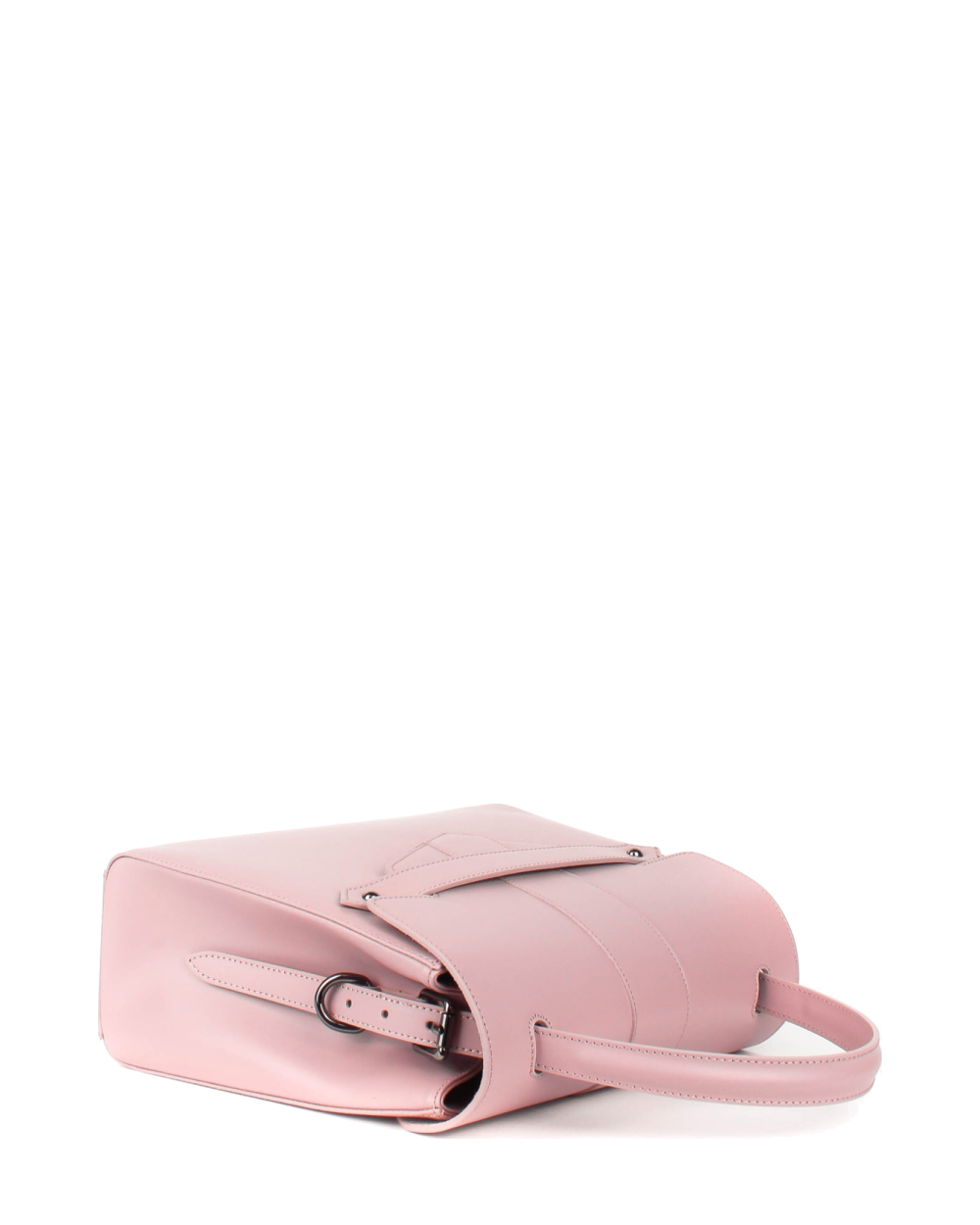 Bolso de mano de piel italiana DIVISI Rosa