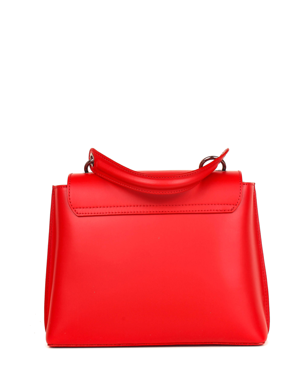 Bolso de mano de piel italiana RITMO Rojo
