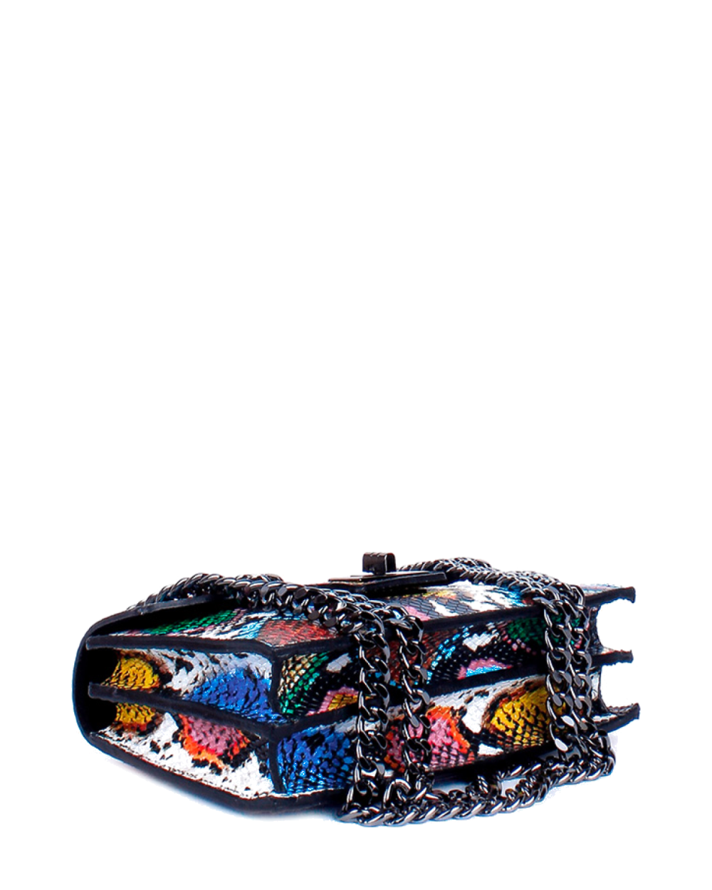 Bandolera de piel italiana Multicolor 3941-57-35