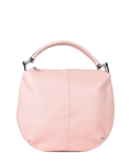 Bolso de mano de piel italiana Basso Beige