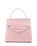 Bolso de mano de piel italiana DIVISI Rosa