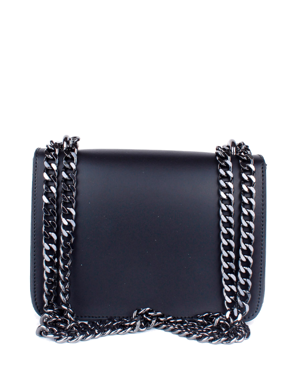 Bandolera de piel italiana Negro 2108-05-31