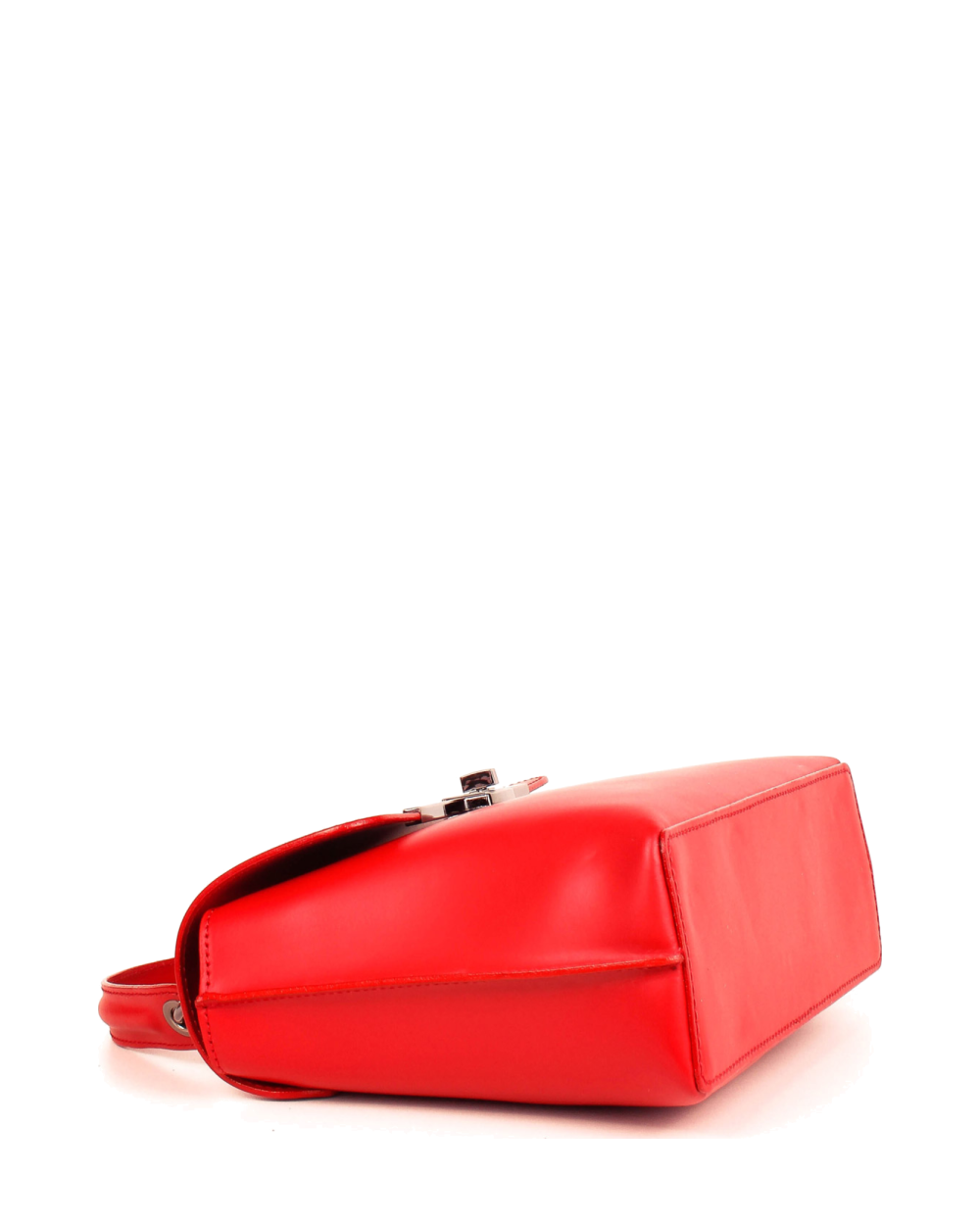 Bolso de mano de piel italiana RITMO Rojo