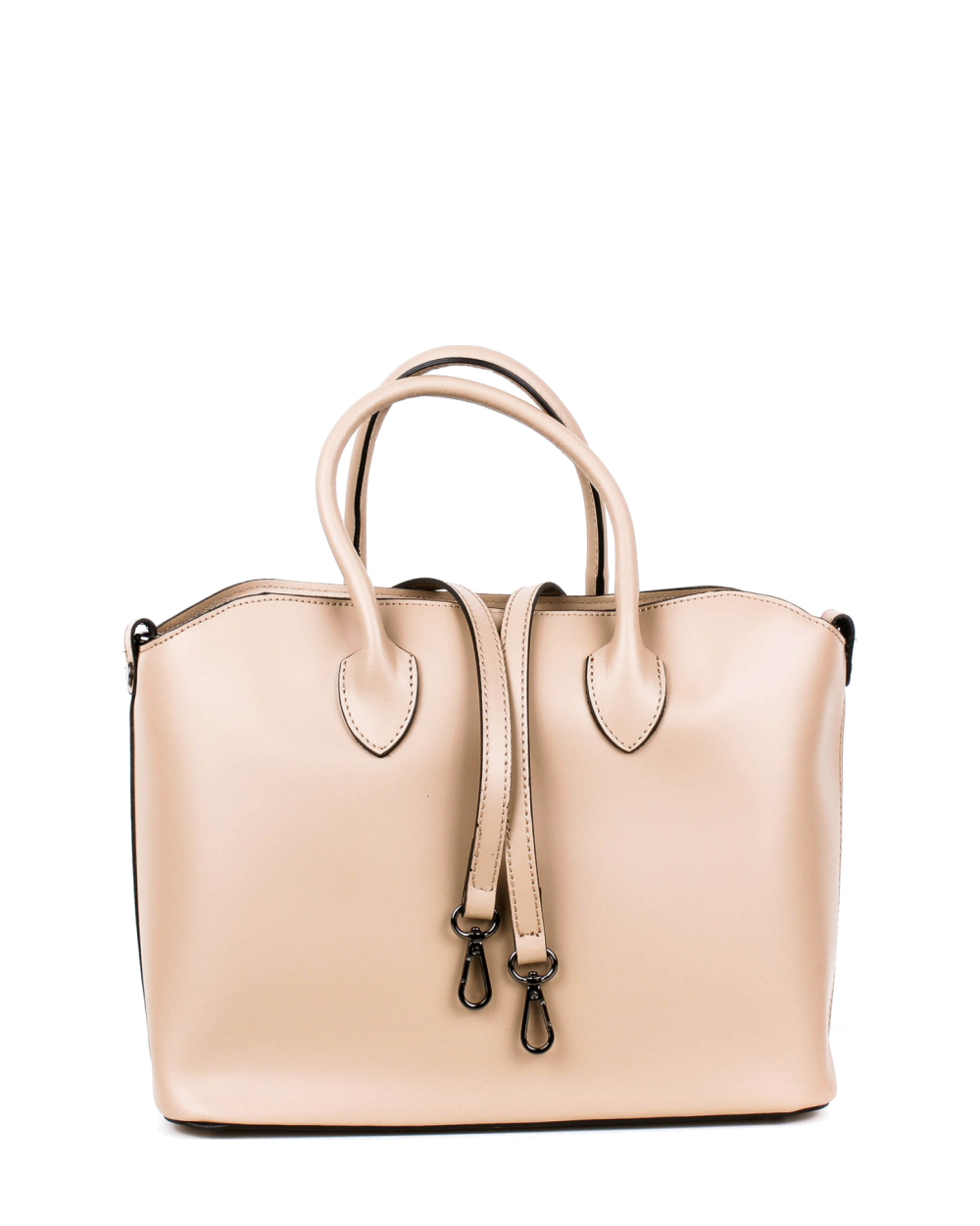 Bolso Tote de piel italiana MOLTO Beige
