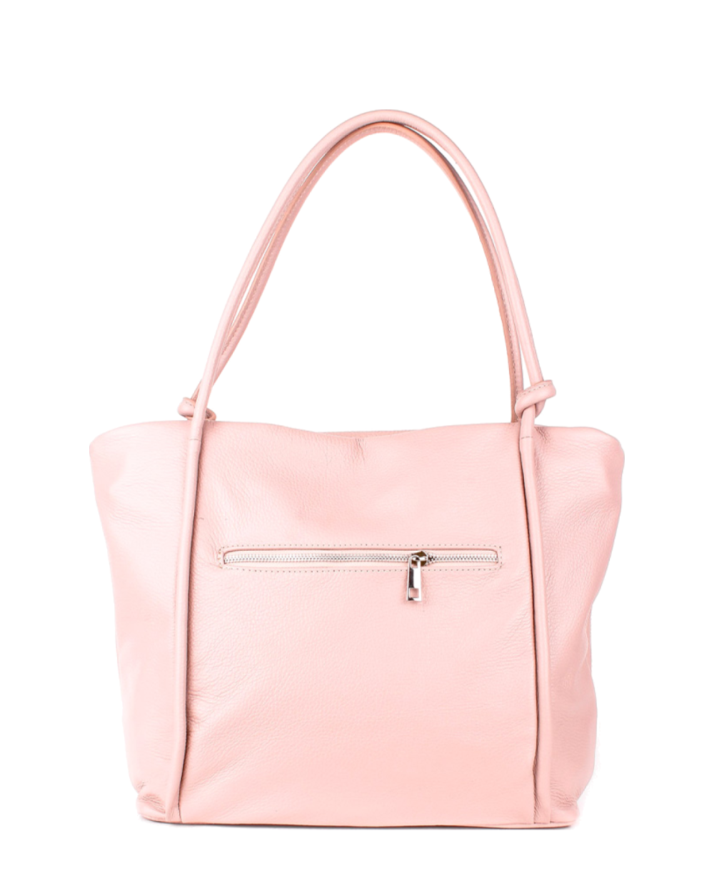 Bolso de mano de piel italiana Quadra Rosa