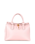 Bolso de mano de piel italiana Magenti Rosa