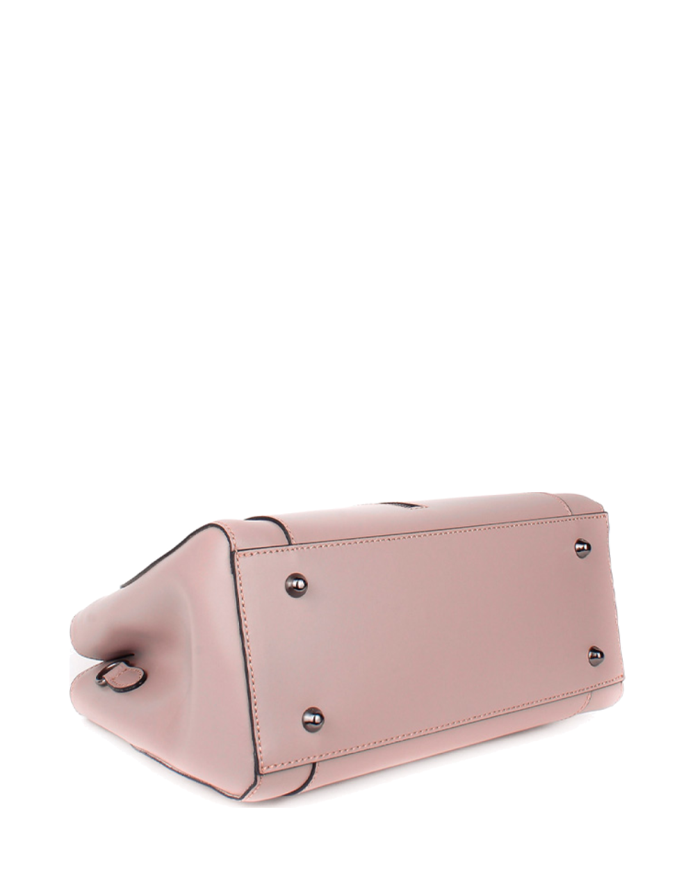 Bolso de mano de piel italiana Organo Beige