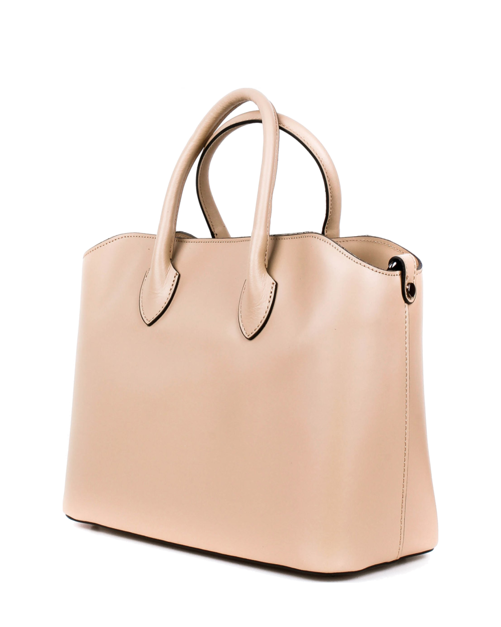Bolso Tote de piel italiana MOLTO Beige