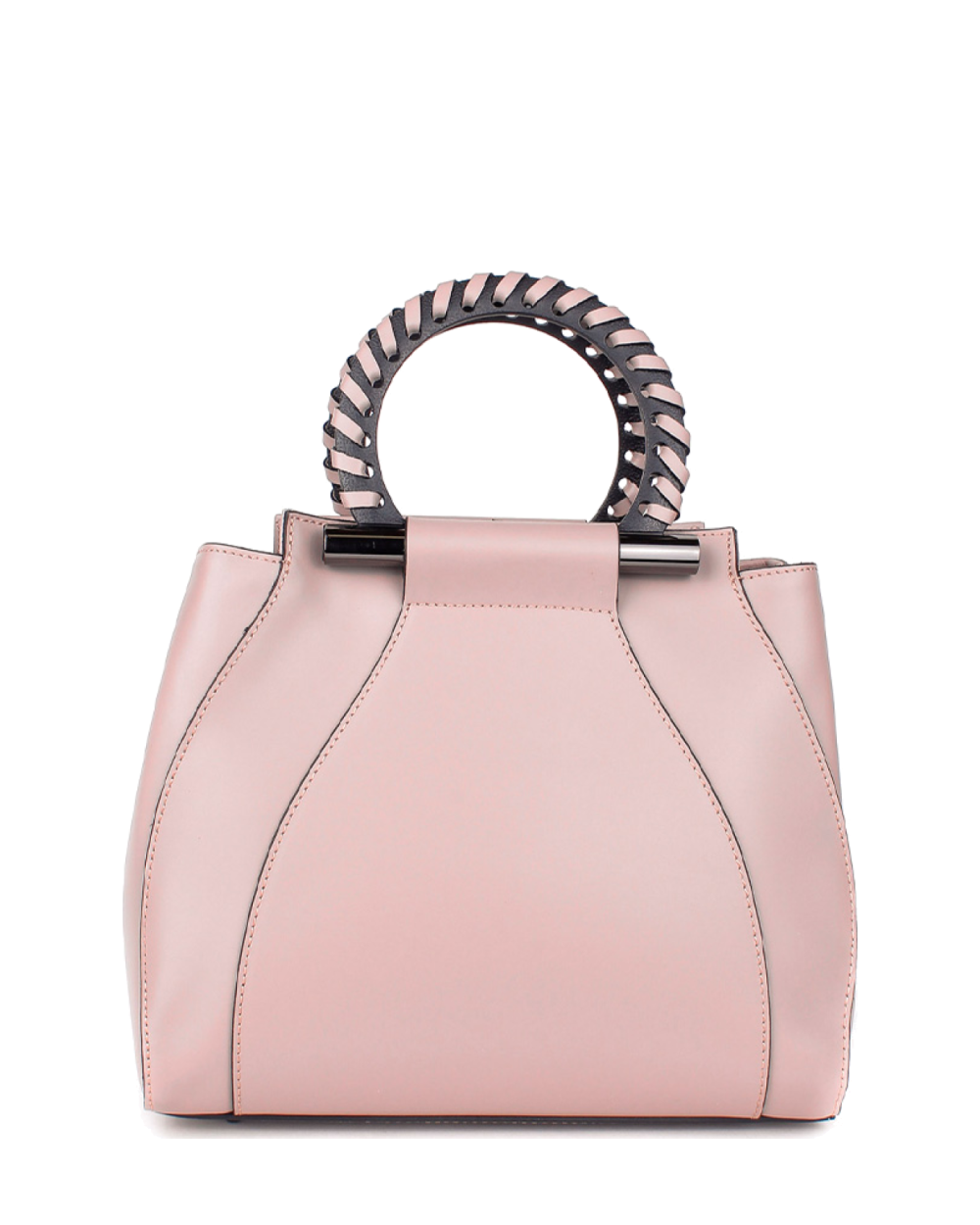 Bolso de mano de piel italiana Organo Beige