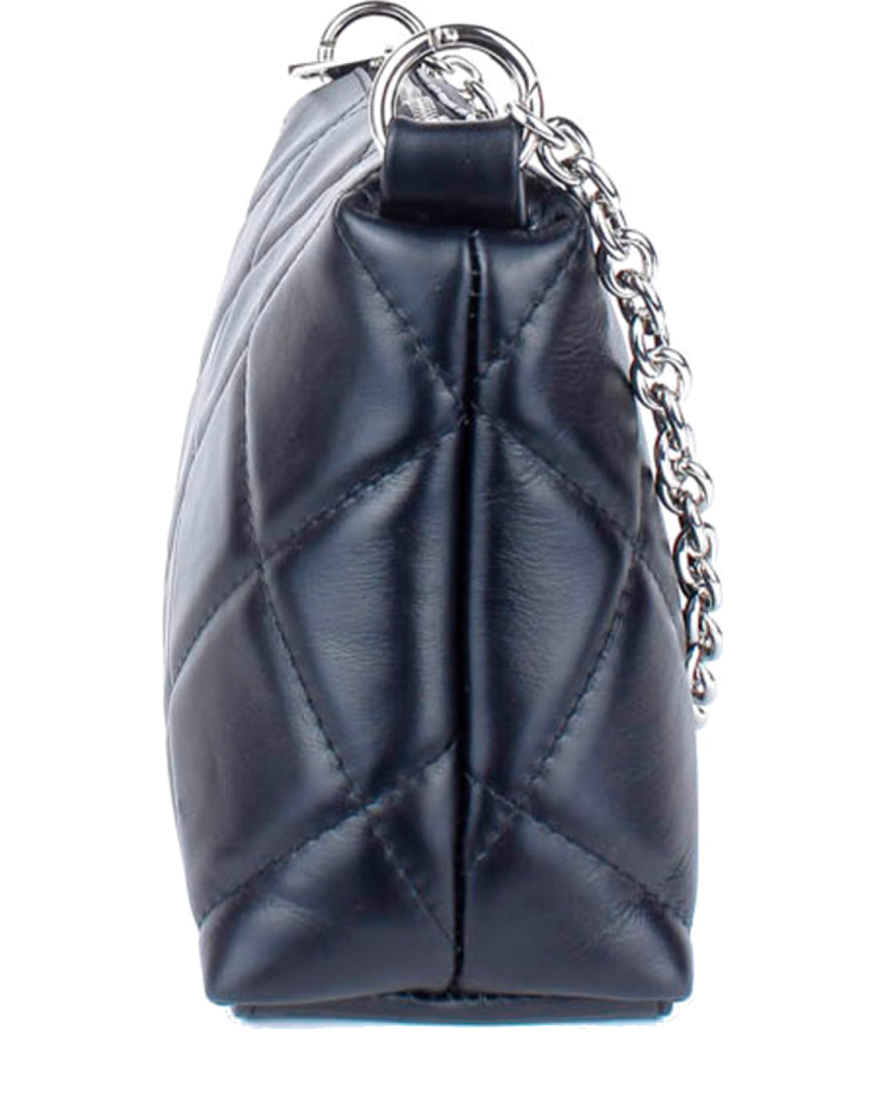 Bandolera de piel italiana Negro 1609-05-37