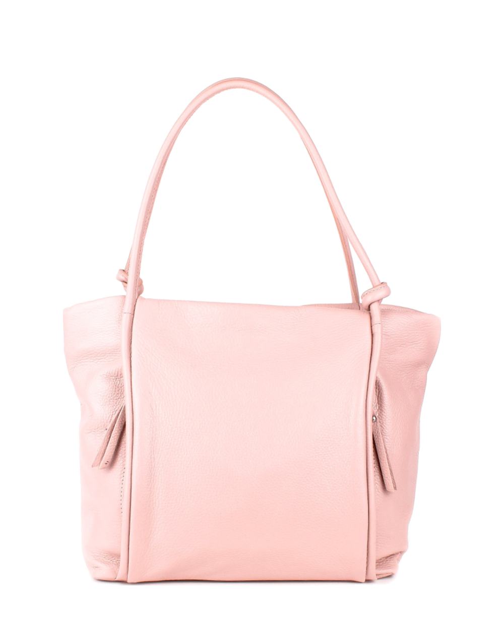 Bolso de mano de piel italiana Quadra Rosa