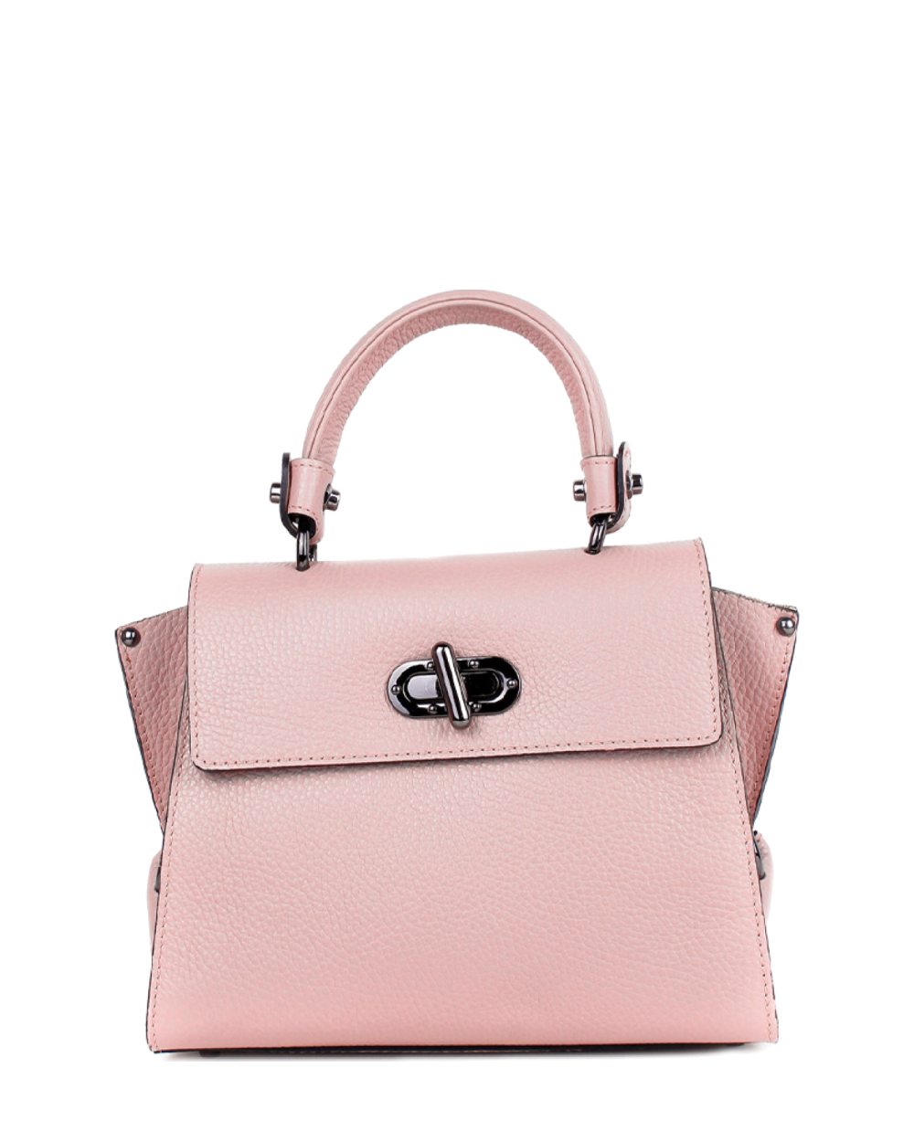 Bolso de mano de piel italiana GRAVE Beige