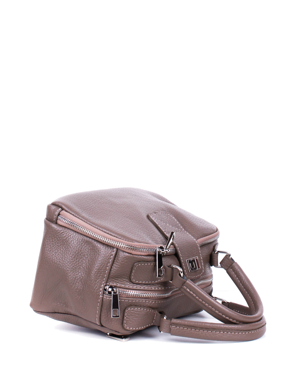 Bolso de mano de piel italiana ARMSTRONG Marrón