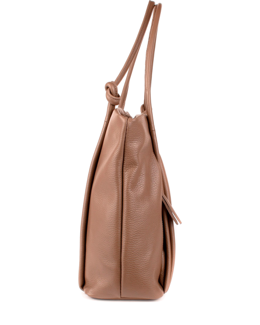 Bolso Tote de piel italiana Quadra Marrón