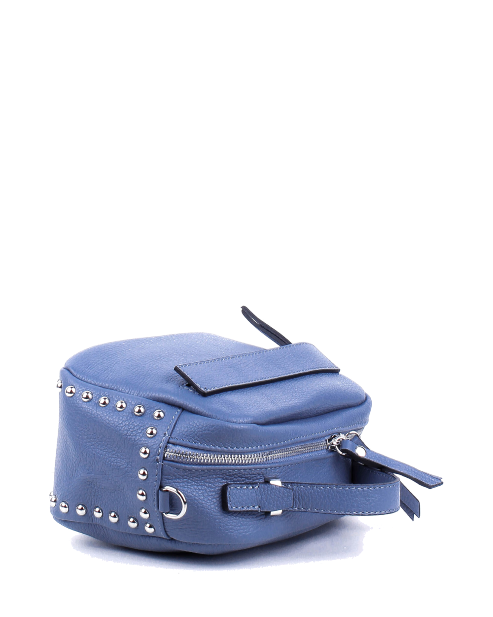 Bolso de mano de piel italiana Comodo Azul