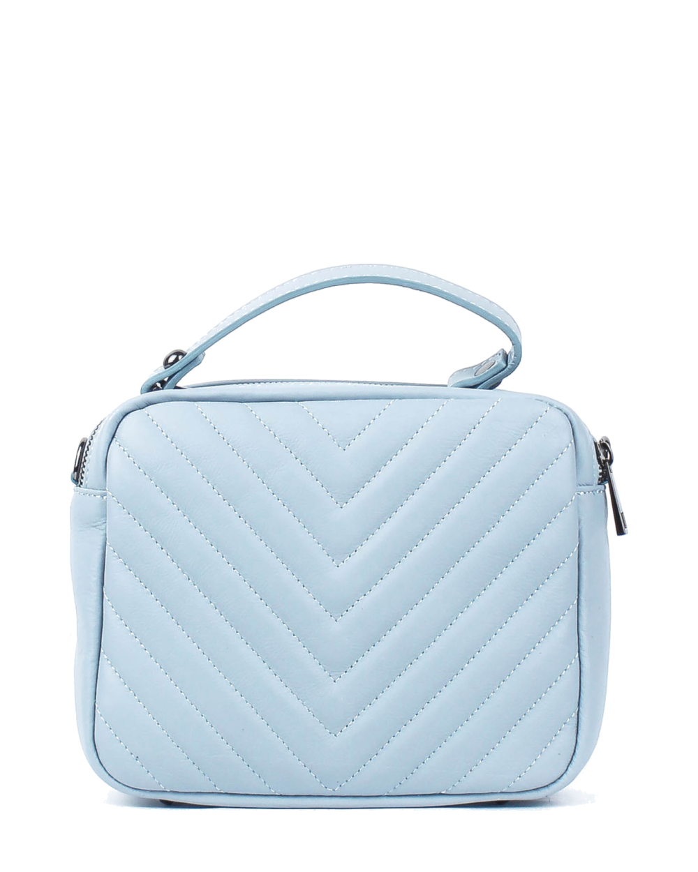 Bolso de mano de piel italiana SIOUXSIE Azul