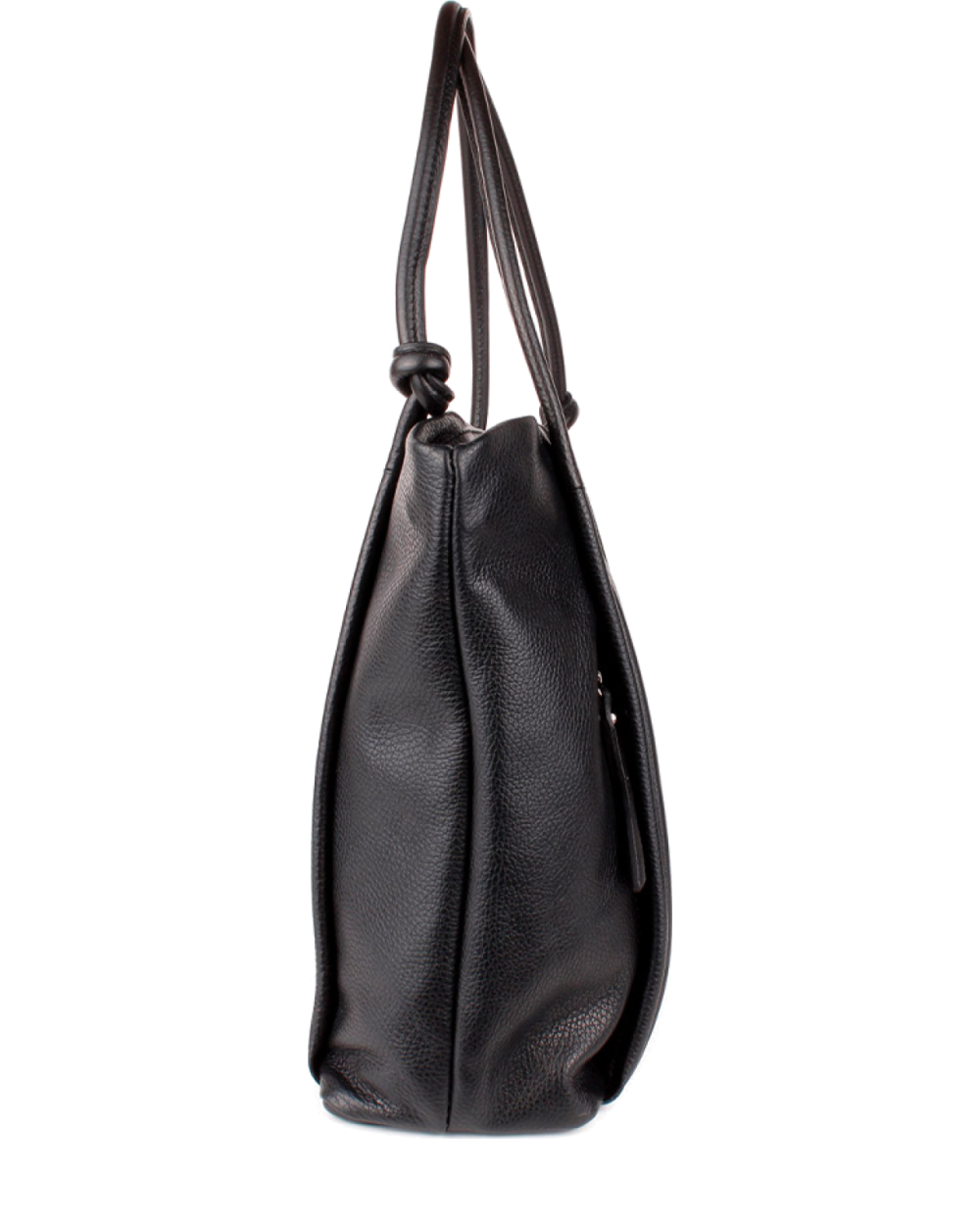 Bolso Tote de piel italiana Quadra Negro