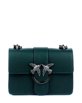 Bolso de mano de piel italiana Presto Verde