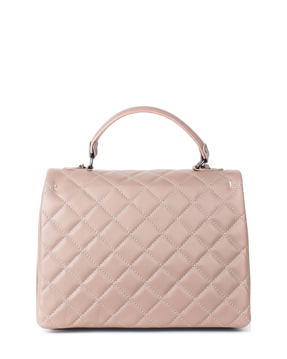 Bolso de mano de piel italiana AGUILERA Beige