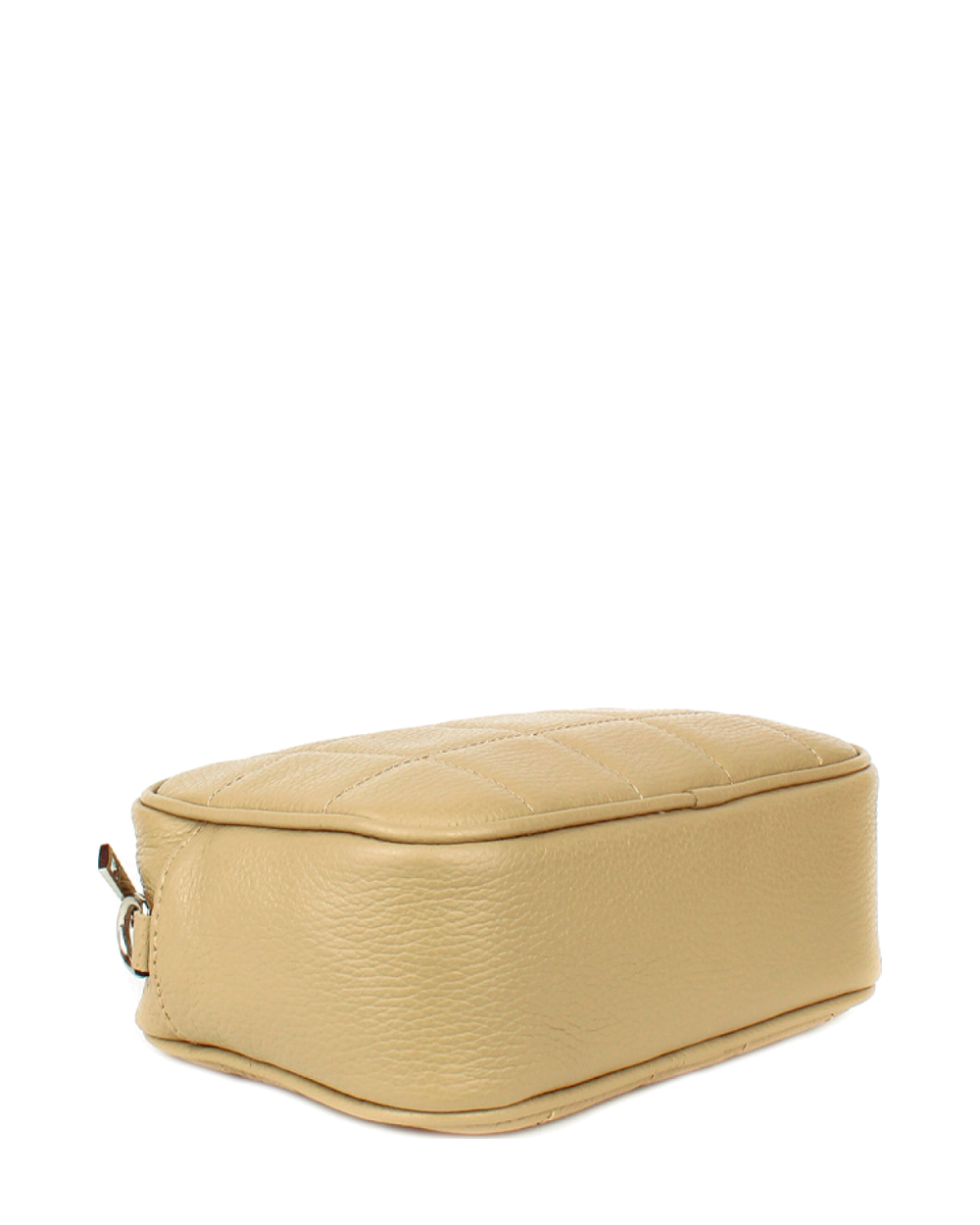 Bandolera de piel italiana Beige 2843-11-37