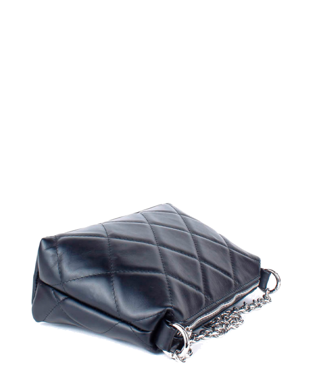 Bandolera de piel italiana Negro 1609-05-37