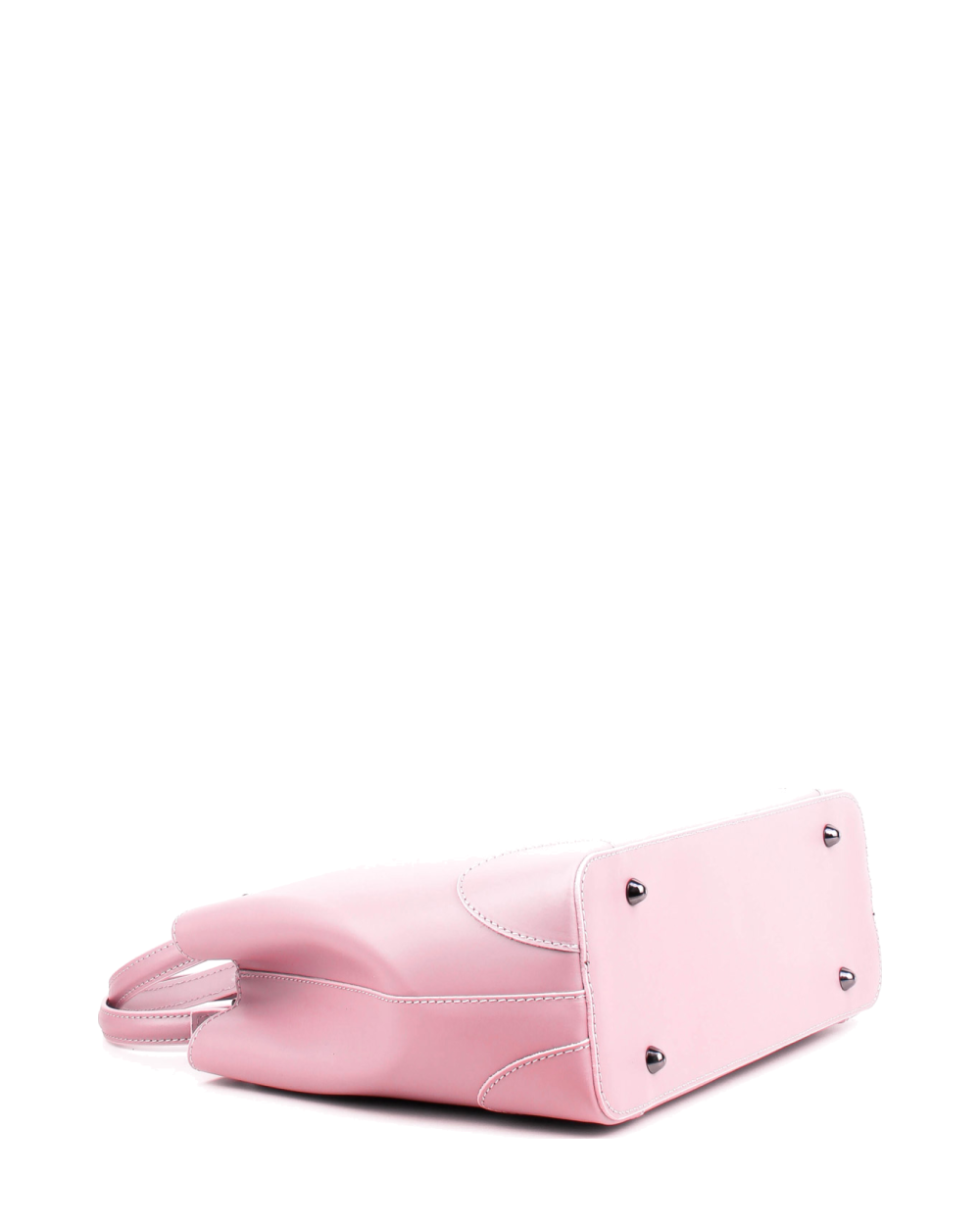 Bolso Tote de piel italiana FIORI Rosa