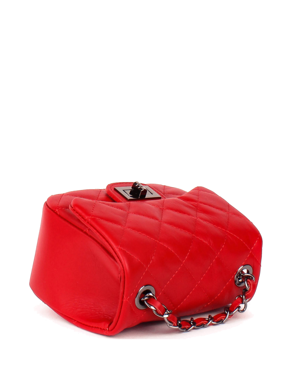 Bandolera de piel italiana Rojo 5823-13-37