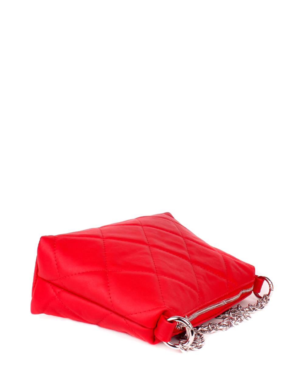 Bandolera de piel italiana Rojo 1609-13-37