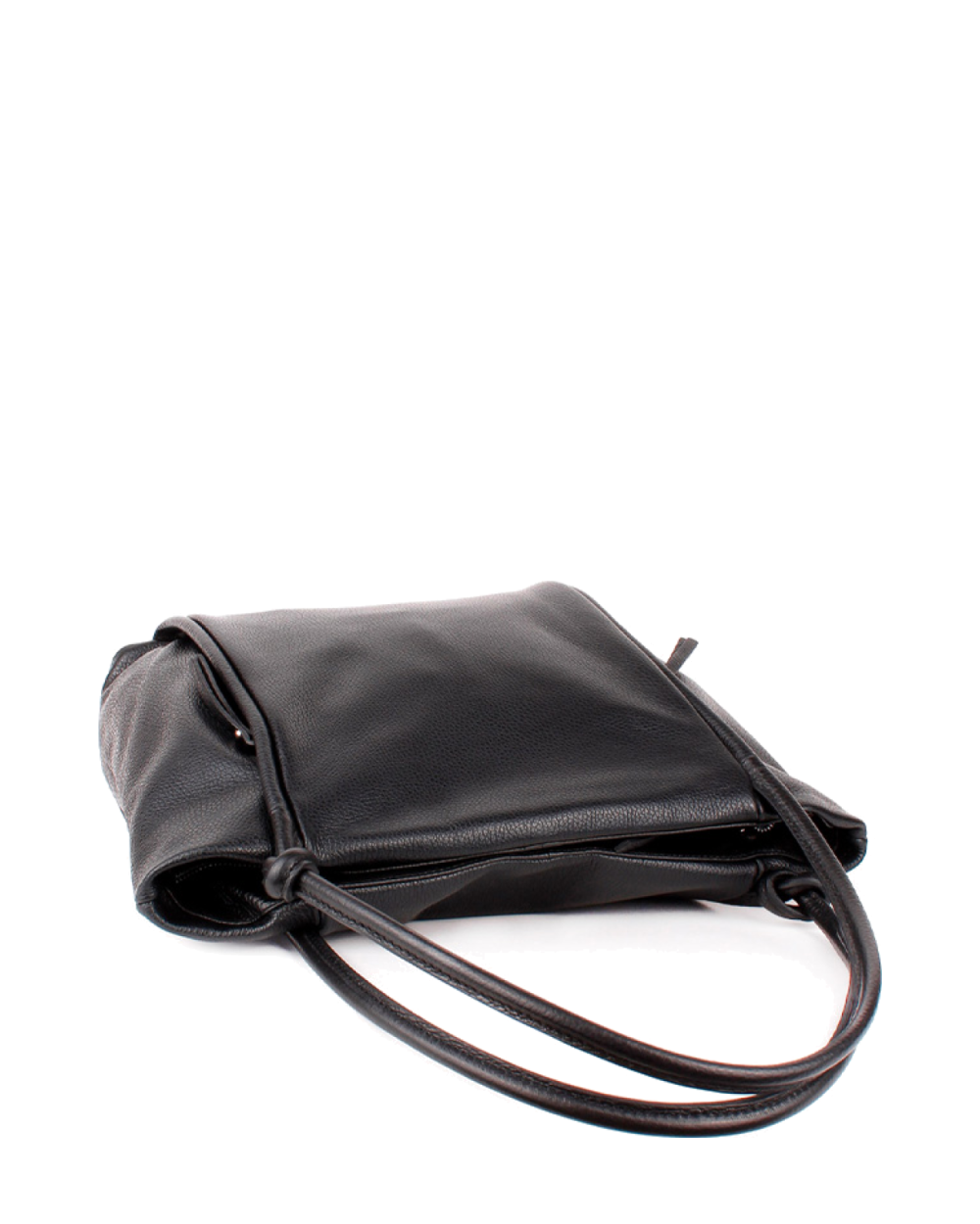 Bolso Tote de piel italiana Quadra Negro