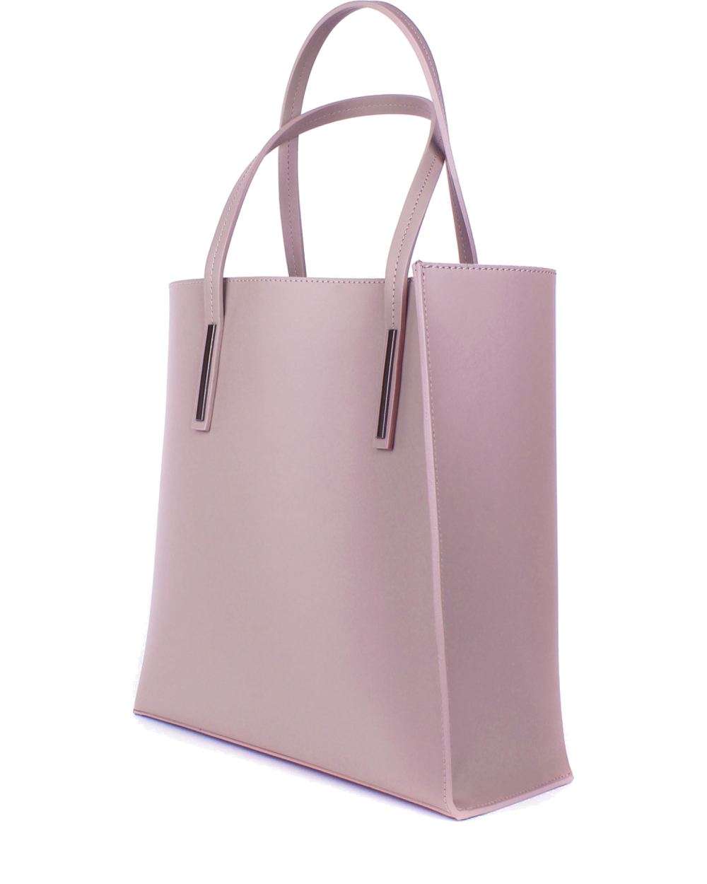 Shopper de piel italiana MARCIALE Rosa