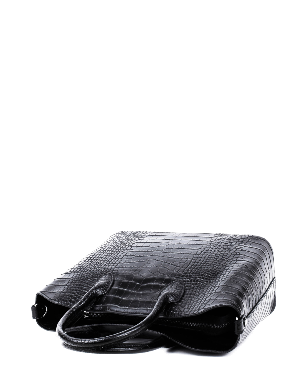 Bolso Tote de piel italiana MOLTO Negro