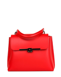 Bolso de mano de piel italiana RITMO Rojo