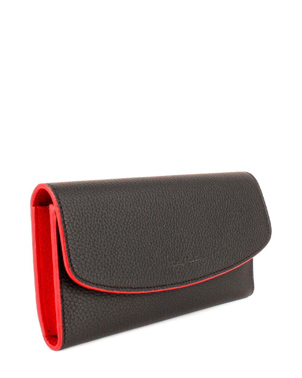 Cartera de piel italiana Negro 805-281.282