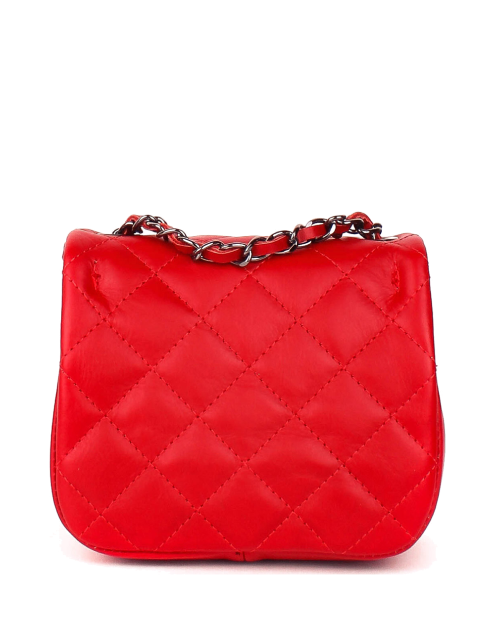 Bandolera de piel italiana Rojo 5823-13-37