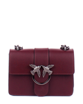 Bolso de mano de piel italiana Presto Burgundy