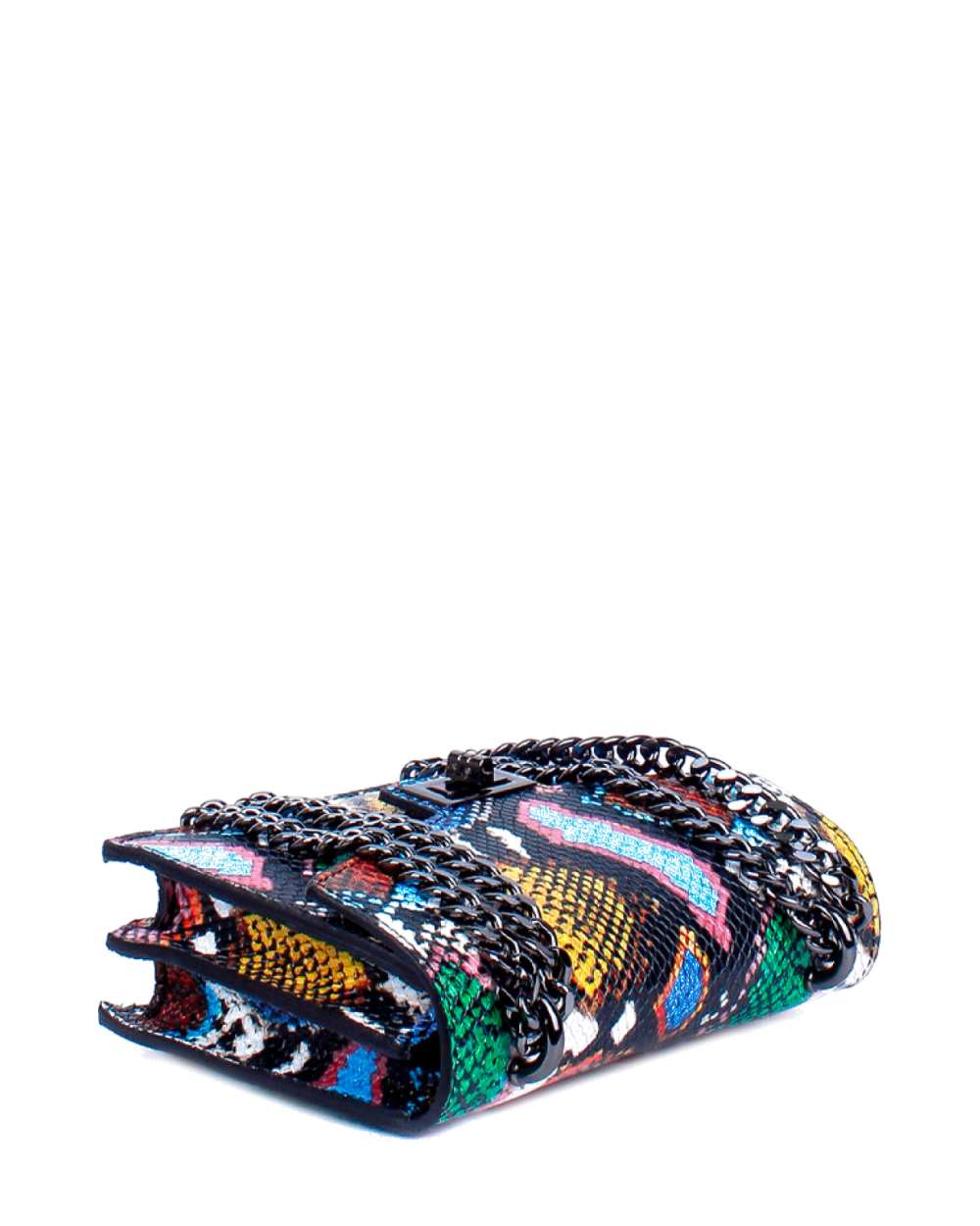 Bandolera de piel italiana Multicolor 3941-57-35