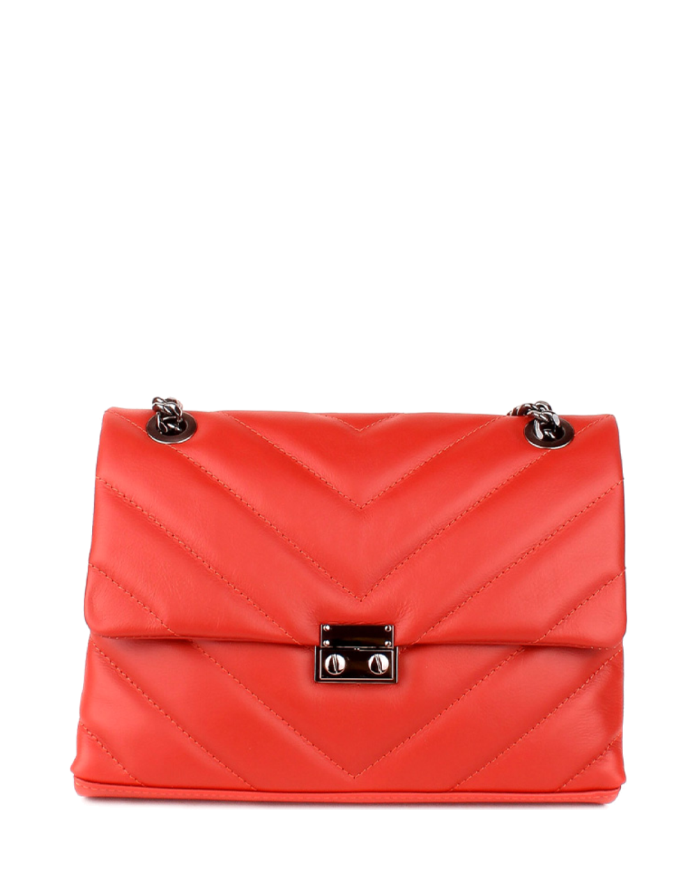 Bandolera de piel italiana Marrón 4554-122-37