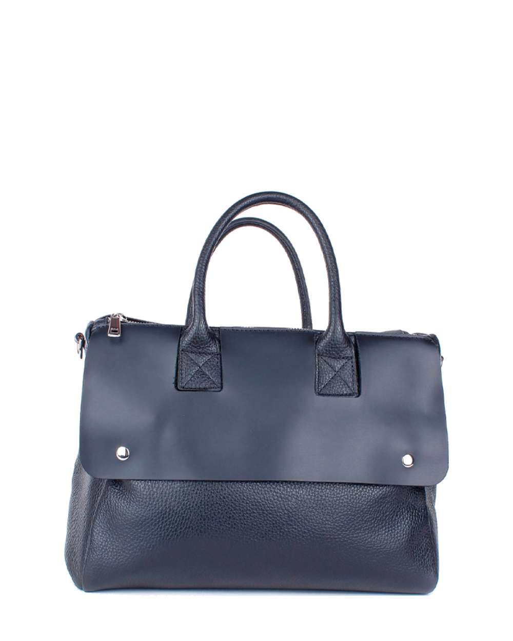 Bolso de mano de piel italiana Desireless  Negro